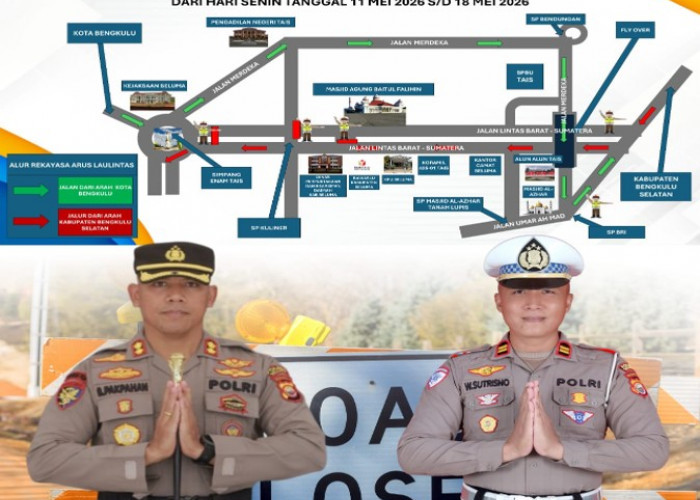 MTQ ke-37 Seluma Digelar, Polres Berlakukan Rekayasa Lalu Lintas Mulai 11 hingga 18 Mei 2026