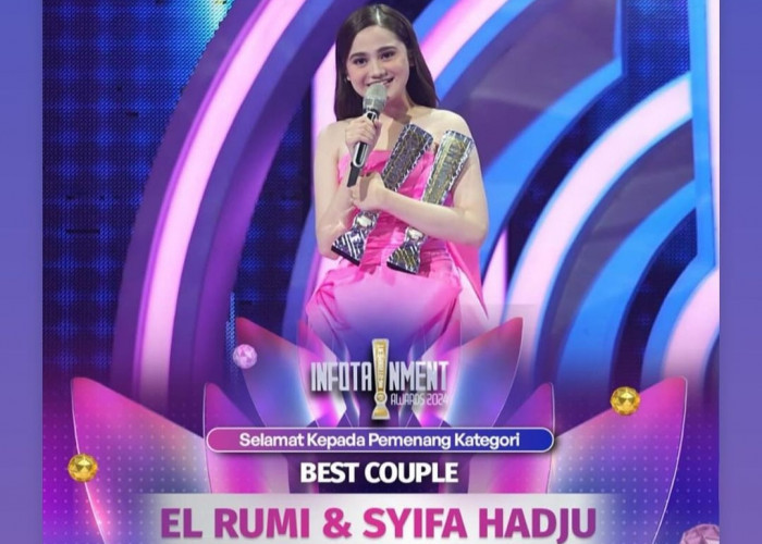 Syifa Hadju Boyong 4 Penghargaan Infotainment Award 2024, Salah Satunya Best Couple dengan El Rumi