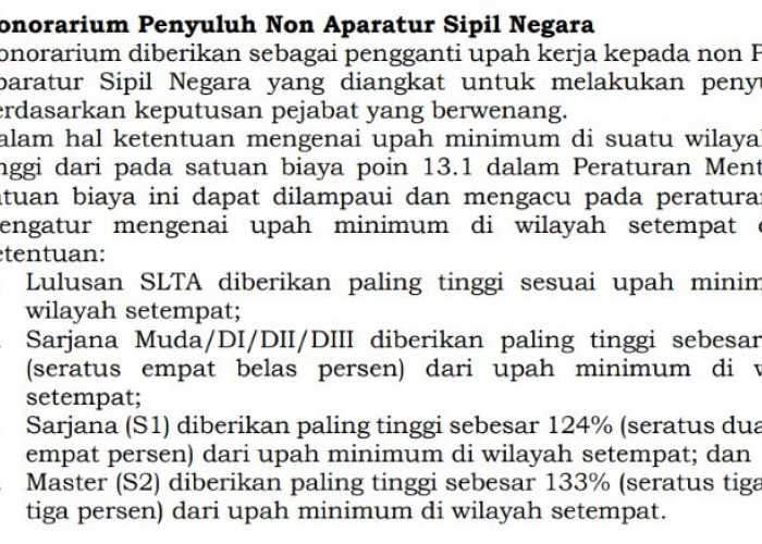 Honor Penyuluh Non ASN 2026 Bisa Lampaui Standar, Besarannya Mengacu Upah Minimum Daerah