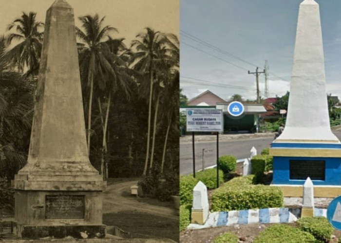 Monumen Robert Hamilton atau Tugu Tebek, Jejak Sejarah Penjajahan Inggris di Provinsi Bengkulu
