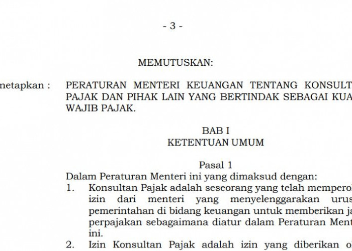 Kantor Konsultan Pajak Bisa Berbentuk PT, Ini Syarat Direksi hingga Komisarisnya