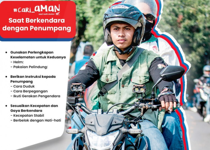 Astra Motor Bengkulu Peduli, Tips Berkendara Aman Bersama Penumpang