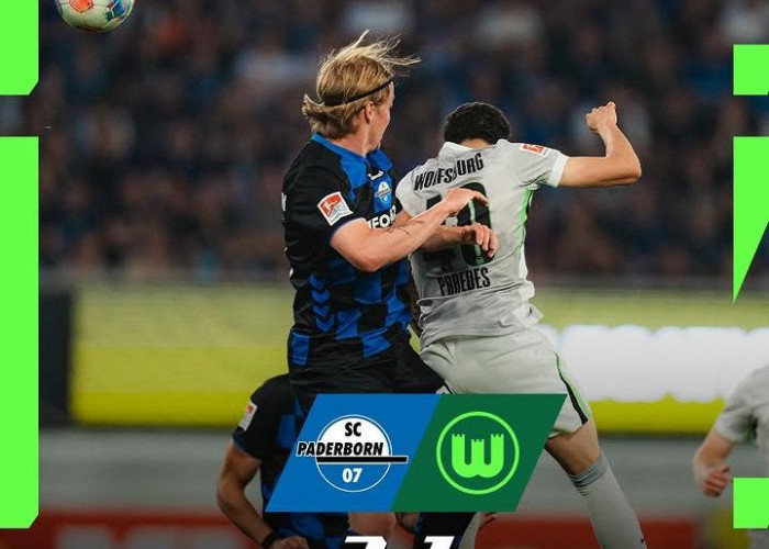SC Paderborn Bungkam Wolfsburg 2-1, Die Wolfe Resmi Terdegradasi Setelah 28 Tahun di Bundesliga