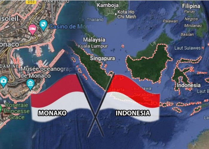 Serupa Tapi Taksama, Ini 5 Perbedaan Bendera Kebangsaan Indonesia dan Monako