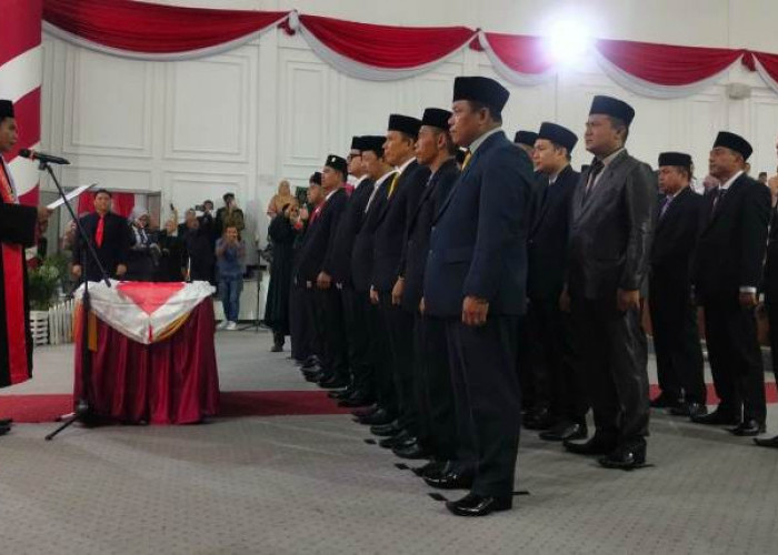 25 Anggota DPRD Kabupaten Kepahiang Resmi Dilantik, Didominasi Wajah Baru 