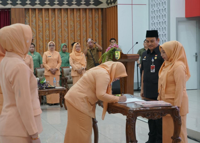 Pengurus DWP Bengkulu Dikukuhkan, Mardliyataini Pimpin Organisasi hingga 2029