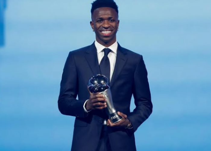 Vinicius Junior Raih Penghargaan Pemain Pria Terbaik FIFA 2024, Tegaskan Statusnya sebagai Bintang Sepak Bola 