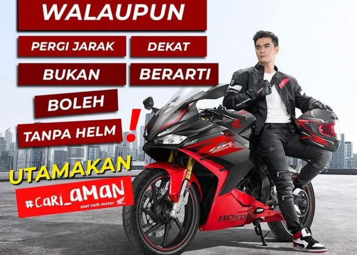 #Cari_Aman, Astra Motor Bengkulu Ajak Pengendara Biasakan Pakai Helm Setiap Saat