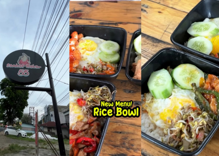 Kulineran di Kota Bengkulu, Rice Bowl di Sambal Bakar 55 Nikmati Sensasi Kelezatannya