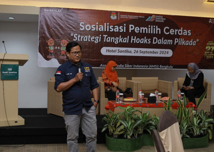 Tangkal Hoaks dalam Pilkada, AMSI Bengkulu-KPU Provinsi Bengkulu Gelar Sosialisasi Pemilih Cerdas