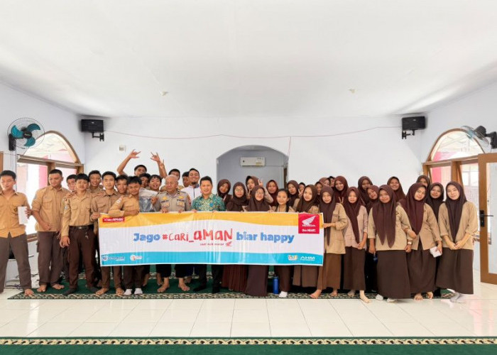 Astra Motor Bengkulu Ingatkan Bahaya Blind Spot Saat Menikung, Siswa SMKN 1 Argamakmur Diajari Antisipasi
