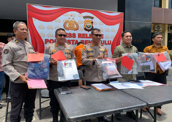 Polresta Bengkulu Sita Rp284,56 Juta Terkait Kasus Penipuan Program Praktik Kerja Mahasiswa Unihaz