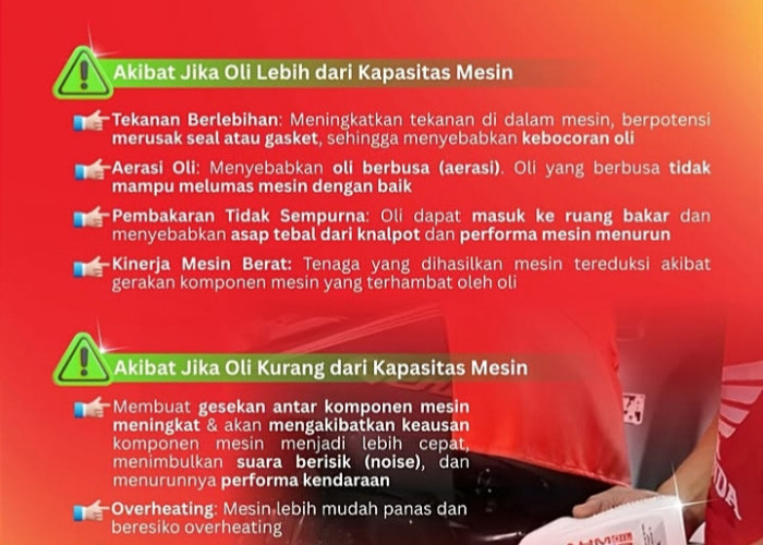 Astra Motor Bengkulu Ingatkan Pengendara Jangan Asal Isi Oli Mesin