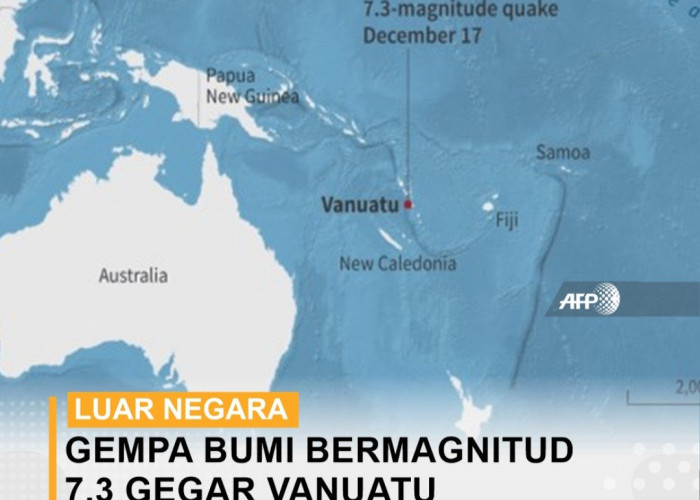 KBRI Canberra Berupaya Menghubungi WNI di Vanuatu Pasca-Gempa 7,3 Magnitudo