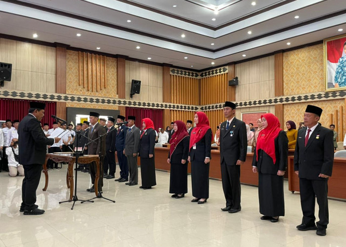 14 Pejabat Pimpinan Tinggi Pratama Pemprov Bengkulu Resmi Dilantik, Ini Daftar Lengkap Nama-namanya