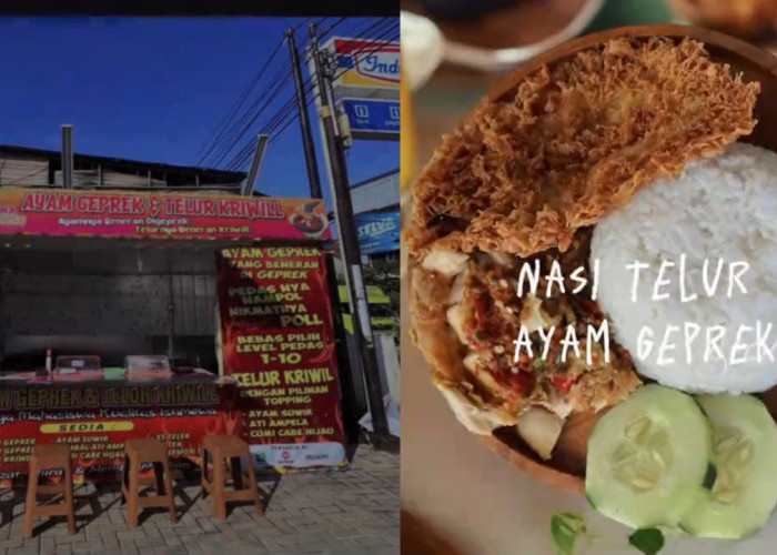 Nikmati Sensasi Ayam Geprek dan Telur Kriwil Nona Manise, Kuliner Enak di Kota Bengkulu