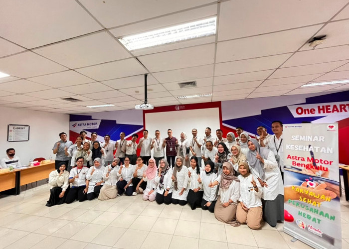 Astra Motor Bengkulu Gelar Seminar Kesehatan, Dorong Budaya Hidup Sehat di Lingkungan Kerja