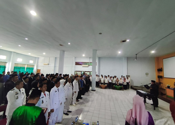 Gerbong Mutasi Pemkab Mukomuko Bergulir, 109 Pejabat Dilantik dan Diambil Sumpah Jabatan