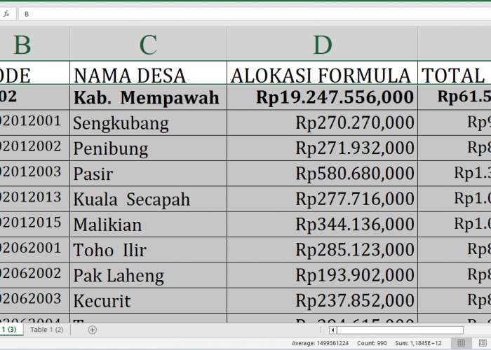 Peta Dana Desa 2025: Alokasi Dana untuk Setiap Desa di Mempawah Provinsi Kalimantan Barat