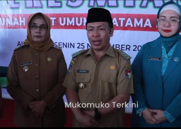 RS Pratama Ipuh Diresmikan Bupati Mukomuko, Mulai Beroperasi Awal 2025