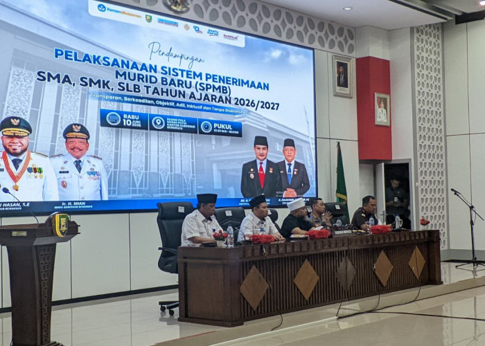 Pemprov Bengkulu Evaluasi SPMB 2026, Helmi Hasan Minta Proses Tetap Transparan