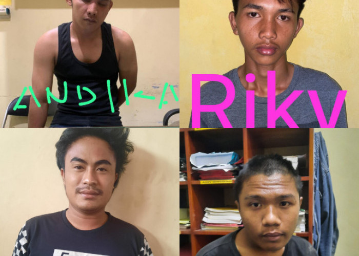 Ini Identitas Lengkap 4 Tahanan Kabur  Polres Benteng