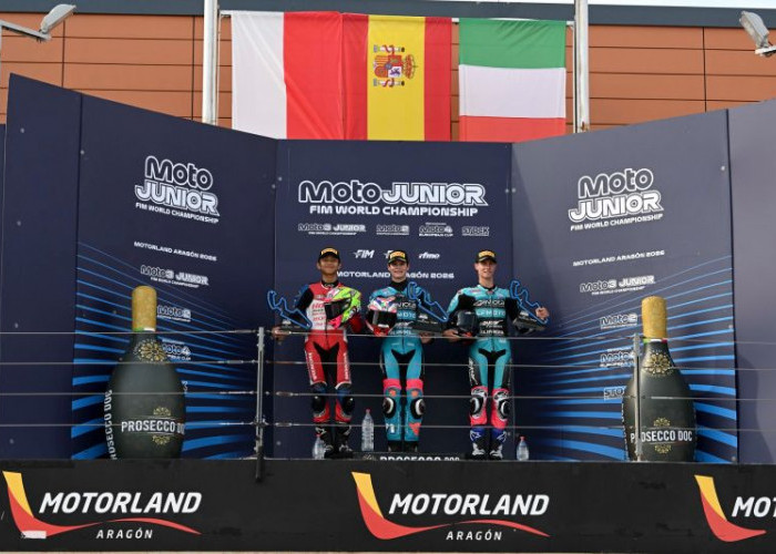 Ramadhipa Raih Podium di Aragón, Pebalap Honda Kini Kejar Tiga Besar Klasemen Moto3