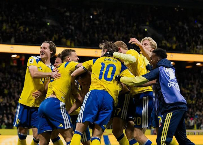 Swedia Segel Tiket Piala Dunia 2026 Usai Tumbangkan Polandia 3-2