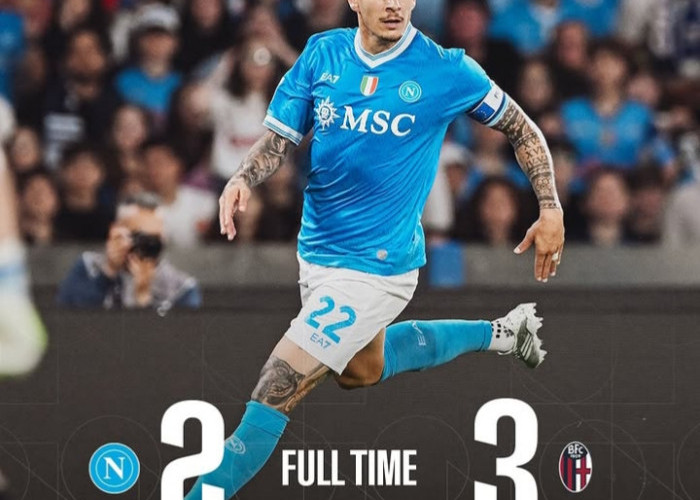 Bologna Bungkam Napoli 3-2, Posisi di Papan Atas Tergoncang