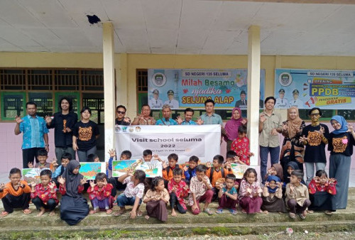 Selamatkan Harimau Sumatera, Tiger Heart Bengkulu dan WCS-IP Datangi Sekolah di Seluma