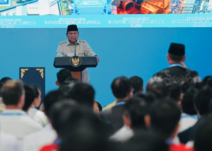 Groundbreaking Hilirisasi di Cilacap, Prabowo Dorong SDA Dinikmati Sepenuhnya oleh Rakyat