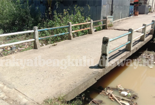 Di Lokasi Langganan Banjir, Jembatan  Dipenuhi Sampah