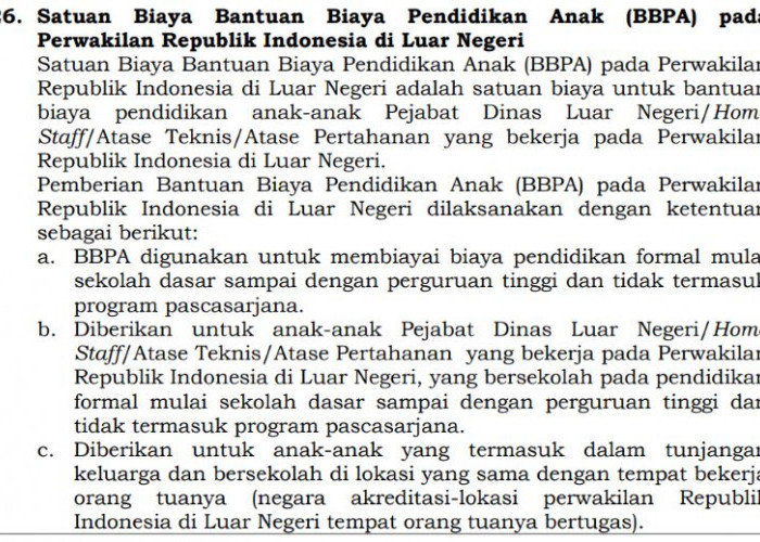 PMK 32/2025 Atur Bantuan Pendidikan Anak Diplomat RI di Luar Negeri, Berlaku hingga Kuliah