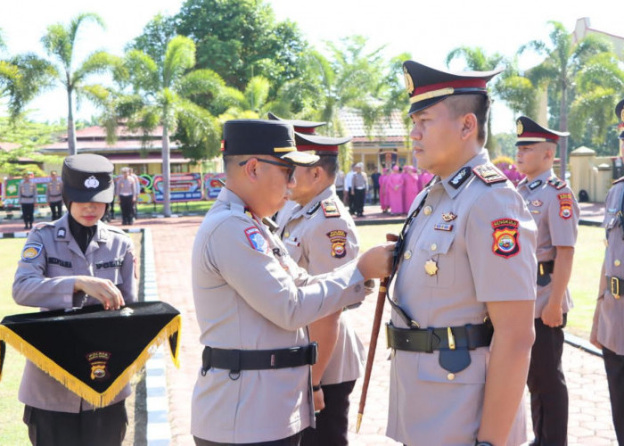 Kapolres Pimpin Sertijab, Ini Daftar Pejabat Baru di Polres Mukomuko