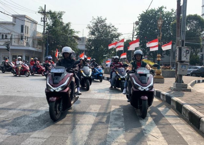 1.960 Bikers Honda PCX Tempuh 45 Km, Convoy Merdeka 2026 Jadi Ajang Edukasi Lintas Generasi