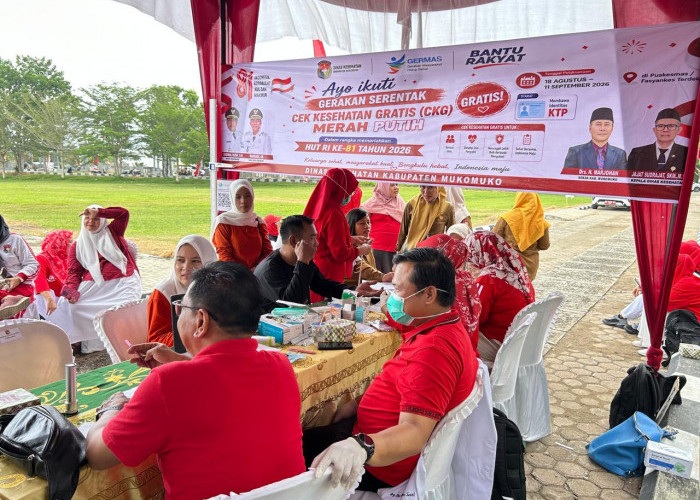 68 Ribu Warga Mukomuko Sudah Ikut CKG, Tertinggi Kedua se-Bengkulu