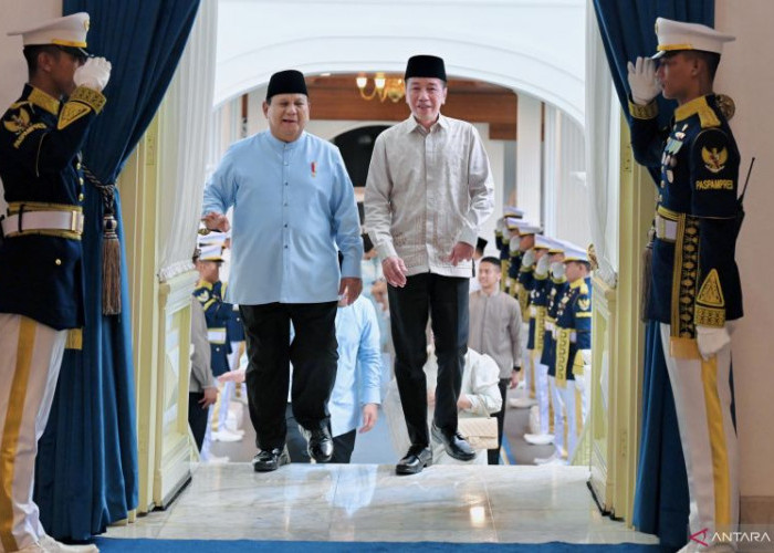 Prabowo Halalbihalal dengan Jokowi dan SBY di Istana Merdeka, Momen Persatuan Elite Nasional Jadi Sorotan