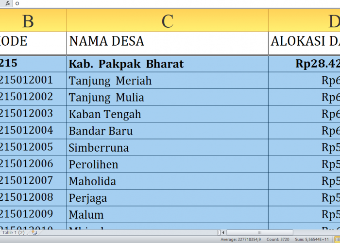 Berapa Dana Desa untuk Desa di Pakpak Bharat Tahun 2025? Rp40,8 Miliar, Berikut Rincian Lengkapnya