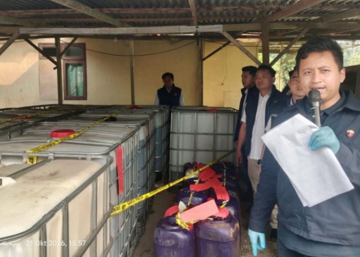 Polres Kepahiang Sita 5,3 Ton Solar Subsidi, Tersangka Terancam Denda Rp60 Miliar