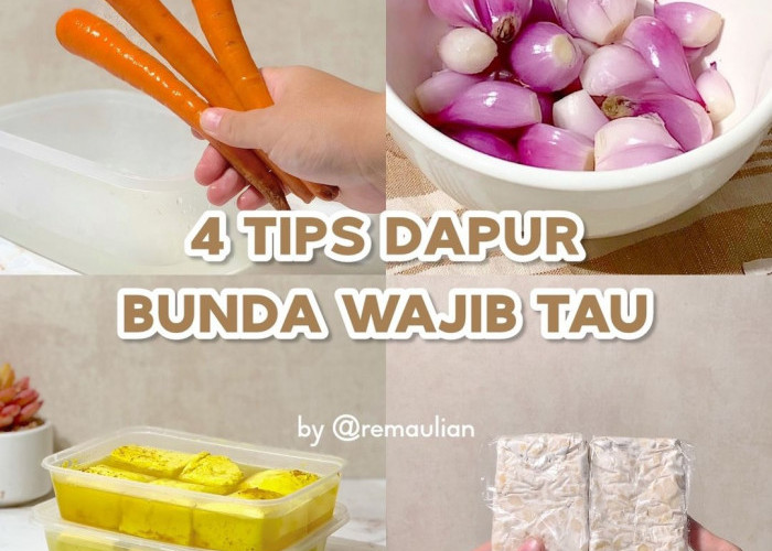 4 Tips Cerdas Agar Bunda Bisa Menyegarkan Sayuran dan Simpan Bahan Dapur Lebih Lama