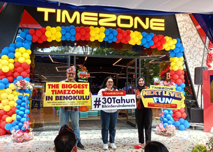 Asyik! Timezone Kini Hadir di Bencoolen Mall, Tempat Hiburan Seru dan Modern di Bengkulu