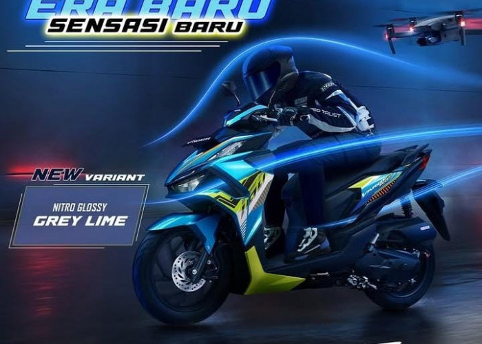 New Honda Vario 160 Hadir dengan Varian Nitro Glossy Grey Lime, Tawarkan Sensasi Berkendara yang Lebih Sporty