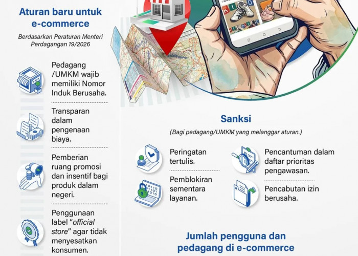 INFO GRAFIK: Belanja Daring Lebih Aman UMKM Makin Mapan