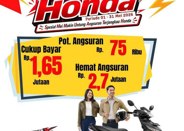 Promo Honda Mei 2026, Supra X Bisa Dibawa Pulang Mulai Rp1,65 Jutaan