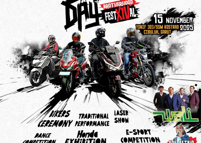 Ribuan Bikers Bersiap Kumpul di Garut untuk Puncak Honda Bikers Day 2025