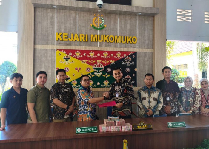 Korupsi PAMSIMAS Mukomuko, Kejari Terima Pengembalian Kerugian Negara Rp518,4 Juta