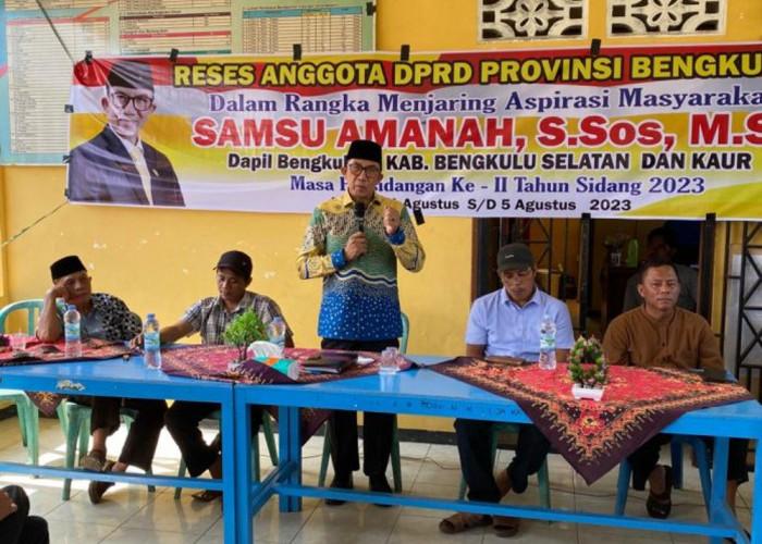 Samsu Amanah Siap Perjuangkan Aspirasi Perluasan Infrastruktur Jalan hingga Pembangunan Irigasi