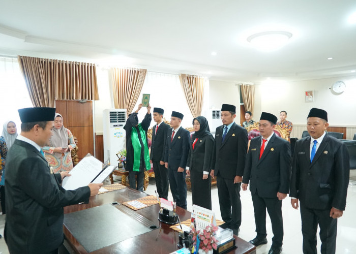 6 Pejabat Baru Dilantik Pj Sekda Provinsi Bengkulu, Ini Daftar Nama-namanya 