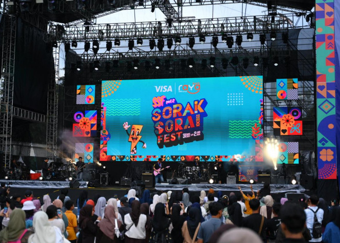 Sorak Sorai Fest 2025 Jadi Momentum Bank Raya Perkenalkan Kartu Digital Debit Visa 