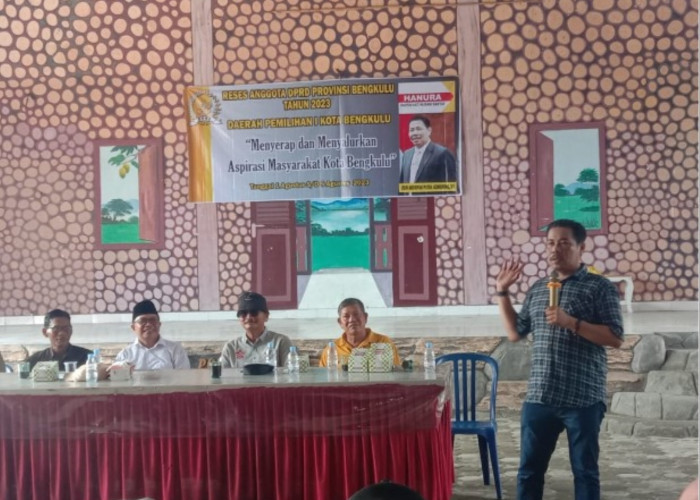 Himpun Aspirasi, Anggota DPRD Prov Bengkulu Usin Abdisyah Putra Sembiring Gelar Reses di Kota Bengkulu